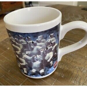 Vintage Coca-Cola Polar Bears Coffee Mug - "Always Cool" Graphics